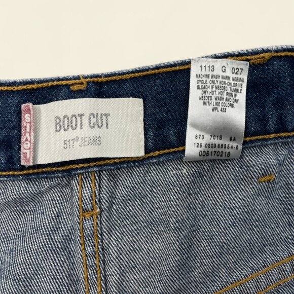 Levi's Blue Bootcut Jeans for Men - Picture 15 of 15